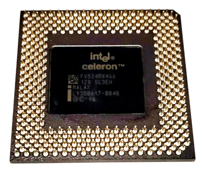 466MHz INTEL CELERON 466 128KB/66MHz SOCKET 370 SL3EH CPU - Image 1 of 2