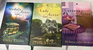 Lot of 3 ANNIE'S ATTIC mysteries HARDCOVER BOOKS Letters Medals The Lady VGC - Picture 1 of 2