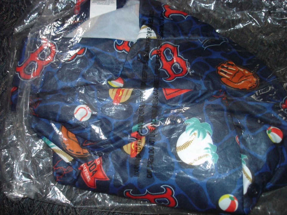 REDUCED! BOSTON RED SOX HAWAIIAN SHIRT XL MLB  2024 SGA NWOT A GREAT GIFT IDEA! - Image 1 of 1