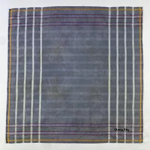 Vintage Christian Dior Handkerchief Neckerchief Bandana Pocket Square - Picture 1 of 8