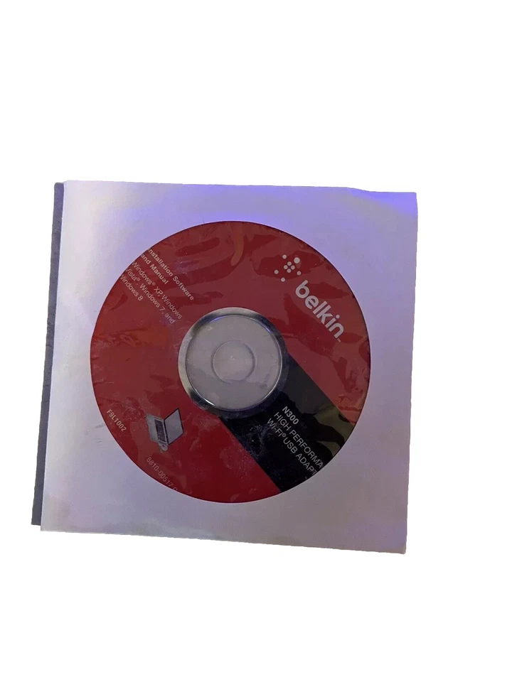 BELKIN High Performance Wi Fi USB Adapter Installation Software - Image 1 of 1