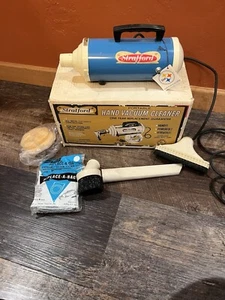 Stratford Hand Vacuum Model 101 Portable  Blue W/ Accessories Bags And Filters - Picture 1 of 11