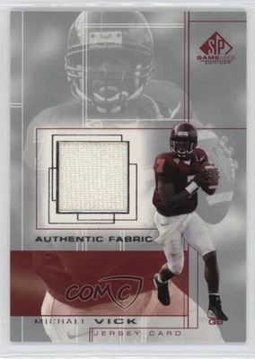2001 SP Game Used Edition Authentic Fabric Michael Vick #MV Rookie RC - Image 1 of 2