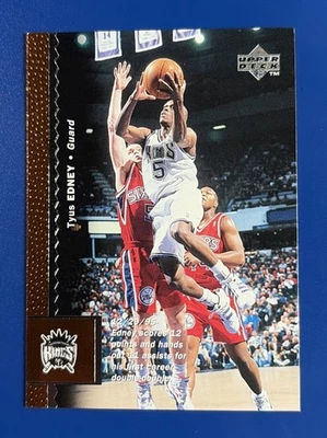 1996-97 Upper Deck Basketball Tyus Edney Sacramento Kings #104 - Image 1 of 2