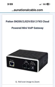 Adaptateur téléphonique analogique micro VOIP patton smartnode - Photo 1/1