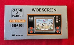 Nintendo Fire Attack ID-29 wide screen Game&Watch lcd handheld France version