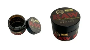 Tarro de almacenamiento de vidrio negro RAW contenedor duradero auténtico RAW regalo para coleccionistas - Imagen 1 de 4