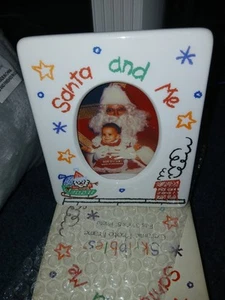 Scribbles Bilderrahmen: Santa And Me von Russ Berrie & Co. Open Box nie benutzt - Bild 1 von 3