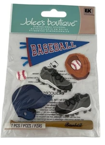 Jolee's Boutique Baseball Stickers Bat Glove Helmet Pennant Scrapbooking Sports - Picture 1 of 2