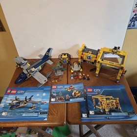 LEGO City: Deep Sea Operation Base (60096) 100% Complete Set + Manual + Minifigs