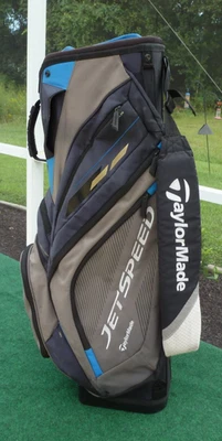 Bolsa de carro de golf TaylorMade JetSpeed con divisor de 14 vías Foto 1 de 4