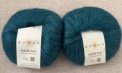 Rowan Kidsilk Haze #671 Peacock, Lot Of 2 Skeins  - Image 1 of 4