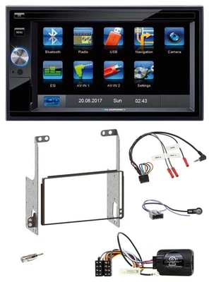 Blaupunkt Lenkrad USB Bluetooth TMC 2DIN Navigation für Nissan X-Trail 09-14 T31 - Bild 1 von 4