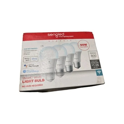 Sengled Smart WiFi LED Light Bulb 60W Equivalent A19 5000K Daylight 800... - Image 1 of 4