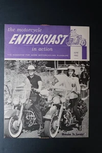 Vintage Harley-Davidson Enthusiast Magazine Laconia June 1962 Female Riders - Picture 1 of 24
