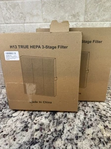 Paquete de 2 filtros de repuesto para purificador de aire TPLMB P280 P280-RF H13 True HEPA 3 etapas - Imagen 1 de 6