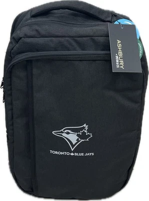 Mochila negra Toronto Blue Jays de Ashbury para escuela, campamento, viaje - Nueva Foto 1 de 4