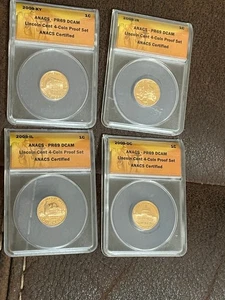 2009-S 1C Lincoln 4-Coin Proof Set ANACS PR69 DCAM - Picture 1 of 5