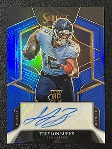 2022-23 Select Treylon Burks Rookie Signatures Blue Prizm /75 Auto Titans RS-TB - Picture 1 of 3