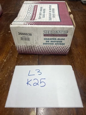 Zero start 350-0038 Engine Block Heater - Image 1 of 2