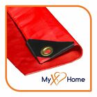 14 x 20 Red Color 12 Mil Heavy Duty Tarp / Canopy