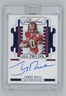 2022 Flawless Football Sapphire All-Pro Ink Autograph Auto Jerry Rice 4/5 PW1