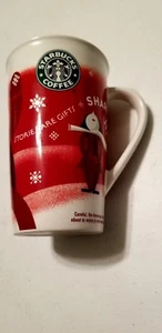 Starbucks 2010 Winter Coffee Cup 16 oz "Stories are Gifts Share" Red - Picture 1 of 4