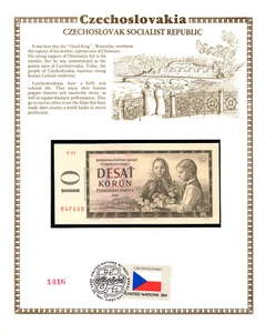 Czechoslovakia 1960 10 Korun P-88d UNC w/FDI UN FLAG Serie S.35 847448 - Picture 1 of 3