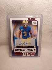 2021 Panini Contenders Draft Picks 250 Damar Hamlin College Ticket Red Auto