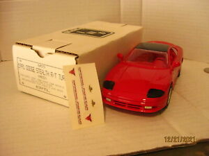 1991 DODGE STEALTH RT 1/25 scale PROMO BY AMT/ERTL IN  RED WITH ORIGINAL BOX 