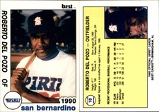 Roberto Del Pozo 1990 Best San Bernardino Spirit #10 Card *AutographDen*