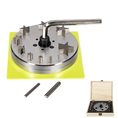 Disc Cutter 5mm to 31mm With 10 Punches For Star Shape Stamping Blanks Star - Image 1 of 4