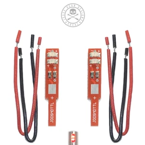 Luces de objetivo LED SMD Technics SL-1200/1210 en rojo, par Jesse Dean Designs - Imagen 1 de 2