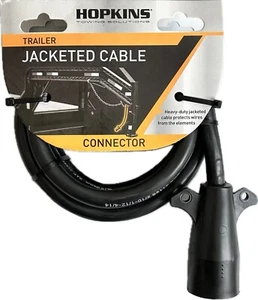 Hopkins 20245 7 Blade Trailer End Molded Cable w/SAE Wiring Pattern 6 ft. (New) - Picture 1 of 5
