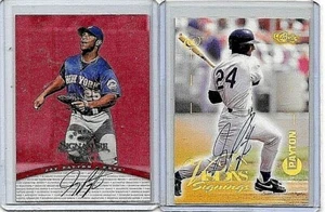 JAY PAYTON 2 DIFFERENT AUTHENTIC CERTIFIED AUTOGRAPHED CARDS - Picture 1 of 1