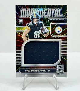 2021 Panini Spectra PAT FREIERMUTH Rookie Black Prizm Patch RC Steelers /75 MINT - Picture 1 of 2