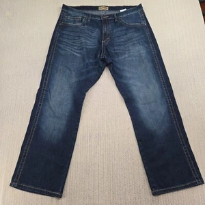 Wrangler 20X Jeans Mens 36X30 Blue Denim Style 44 Slim Straight Leg Embroidered - Picture 1 of 11