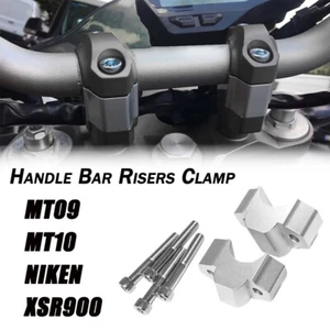 Handle Bar Risers Clamp Adapter 25mm CNC Fit for Yamaha Niken900 Niken GT MT09 - Bild 1 von 7