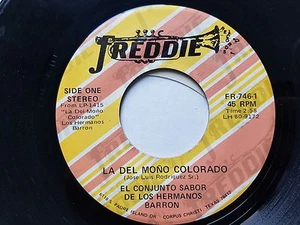 EL CONJUNTO SABOR de LOS HERMANOS BARRON - La Del Mono Colorado LATIN 7" FREDDIE - Picture 1 of 2