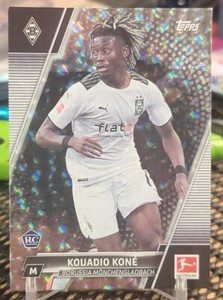 2021-22 Topps Bundesliga #143 Kouadio Kone Sparkle Foil Rookie RC Borussia 