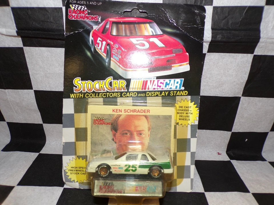 Ken Schrader #25 Good Year 1:64 Scala NASCAR Racing Champions Con Carta - Immagine 1 di 4