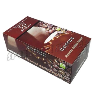 10 folletos de papel de liar para cigarrillos con sabor a café 500 papeles 78 x 44 mm para fumar - Imagen 1 de 4