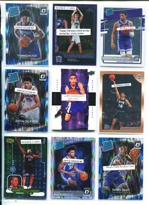 Donruss Optic Shock Flash DeAaron Fox, Rookie Kings Team Sets Lot A 216 Cards - Image 1 of 4