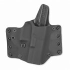 Black Point Tactical Leather Wing Owb Holster Fits Glock 19/23/32, Rh, Black