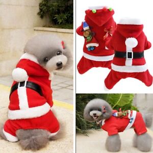 Jacket Couple Funny Jumpsuit Pet Clothes Puppy Coat Christmas Dog Costumes