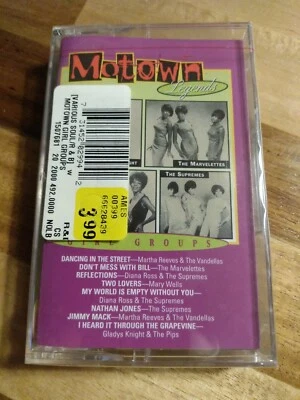 Motown Legends Girl Groups, Motown Legends Compilation. New Sealed Cassette tape - Image 1 of 3