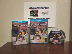 Minecraft Wii U Edition (Nintendo Wii U, 2015) CIB FAST SAME DAY SHIPPING - Picture 1 of 9