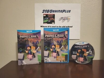 Minecraft Wii U Edition (Nintendo Wii U, 2015) CIB FAST SAME DAY SHIPPING - Image 1 of 4