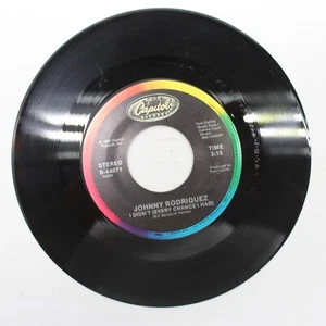 Johnny Rodriguez I'm Not That Good At Goodbye / I Didn't 45 Vinyl Record VG+ - Picture 1 of 2