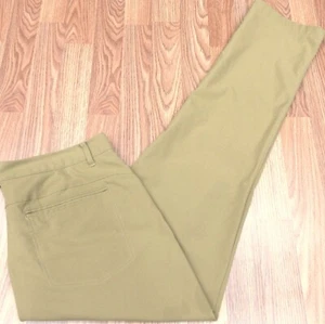 PUMA GOLF REGULAR FIT PANTS POLYESTER BROWN Sz 36W x 34L - Picture 1 of 5